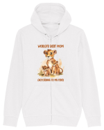cu afectiune de Ziua Mamei - Worlds best mom Hanorac cu fermoar Unisex Connector