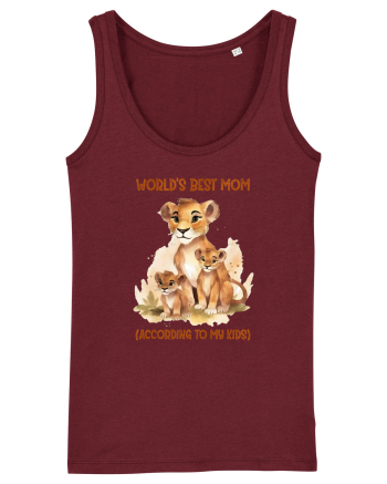 cu afectiune de Ziua Mamei - Worlds best mom Burgundy