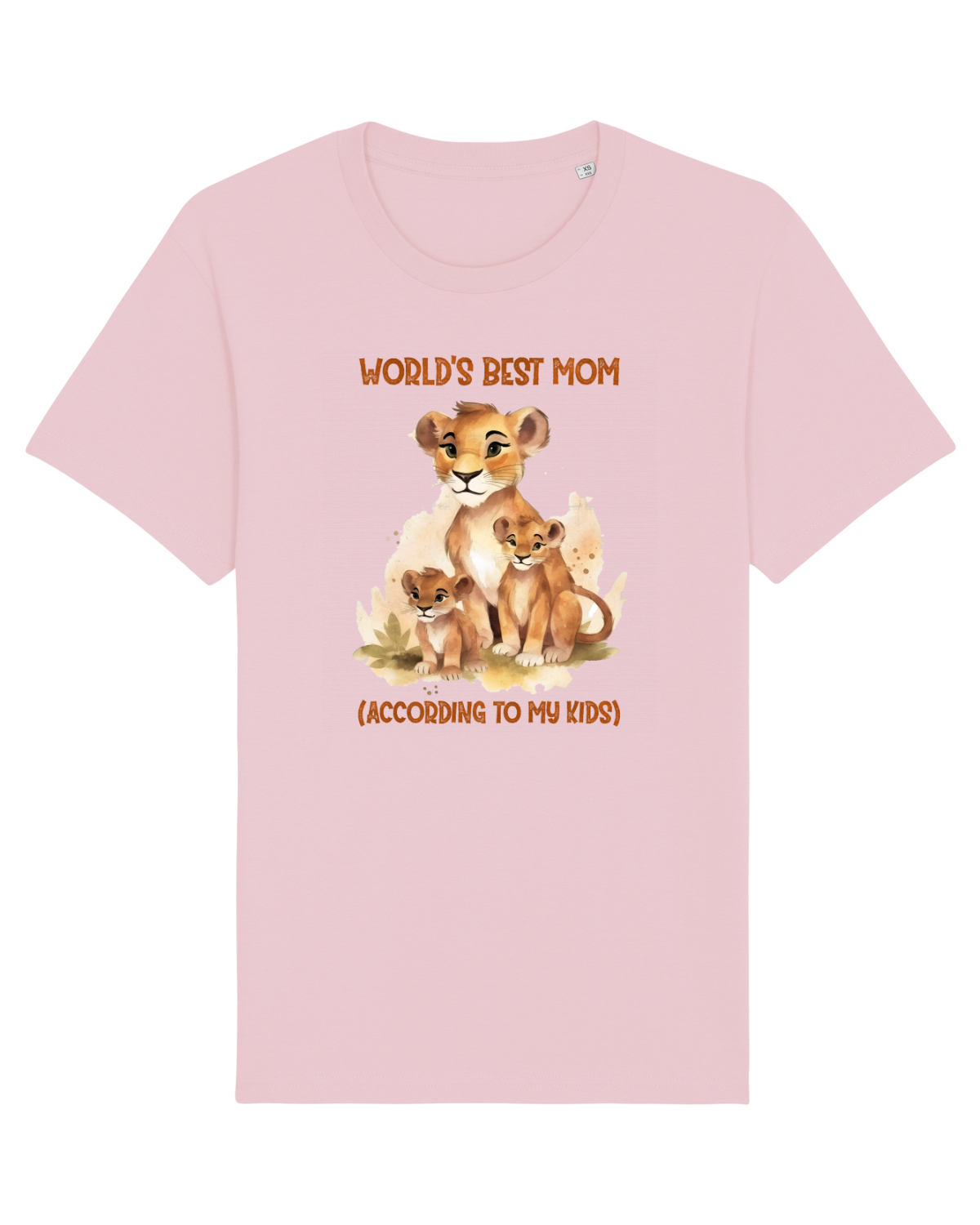 Tricou mânecă scurtă Unisex Rocker Cotton Pink