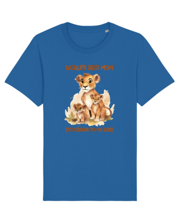 cu afectiune de Ziua Mamei - Worlds best mom Royal Blue