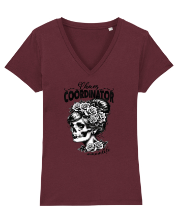 Moda rebelă pt mame moderne - Chaos coordinator Burgundy