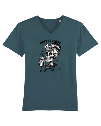 Moda rebelă pt mame moderne - Coffee first mom later Stargazer