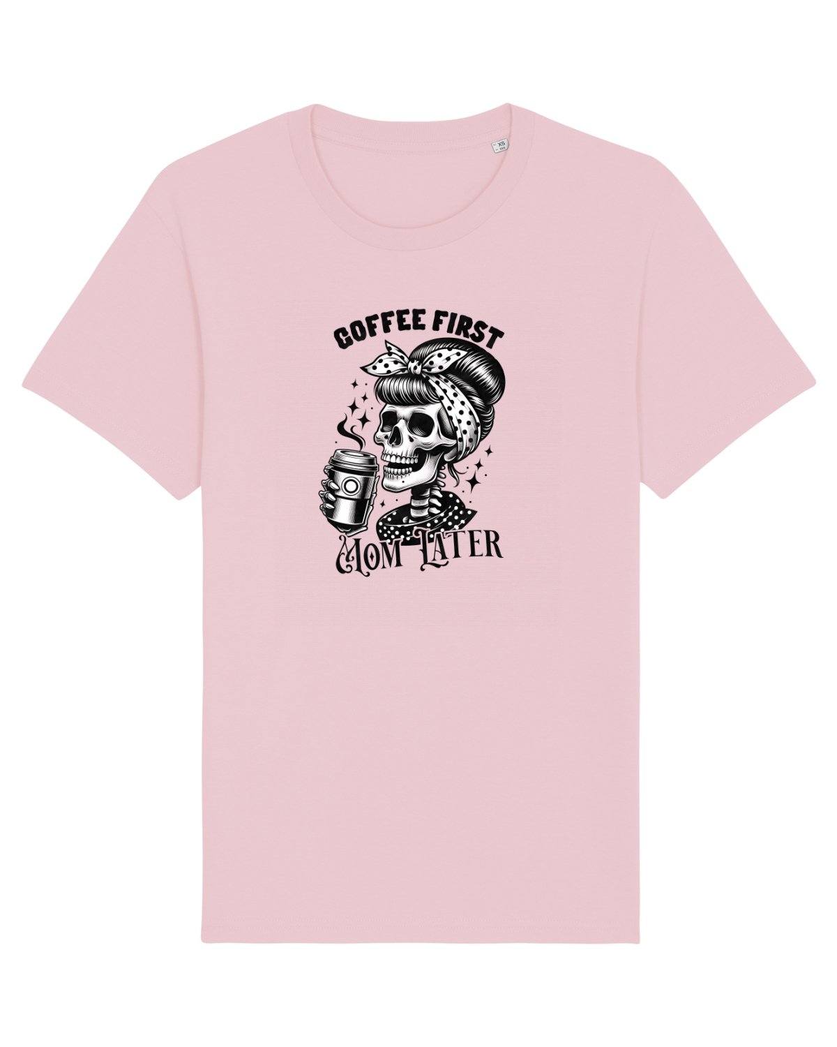 Tricou mânecă scurtă Unisex Rocker Cotton Pink