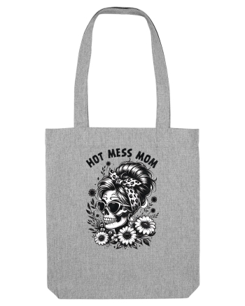 Moda rebelă pt mame moderne - Hot mess mom Heather Grey