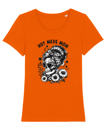 Moda rebelă pt mame moderne - Hot mess mom Bright Orange