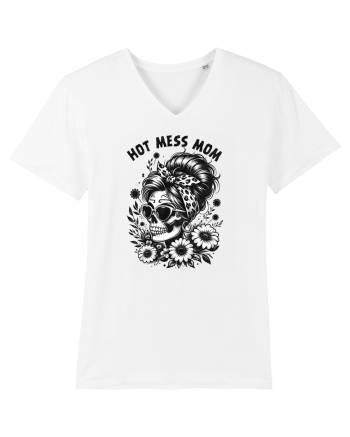 Moda rebelă pt mame moderne - Hot mess mom White