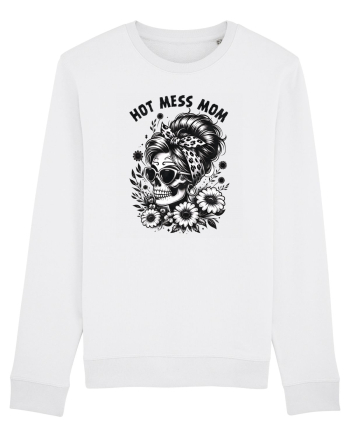 Moda rebelă pt mame moderne - Hot mess mom White