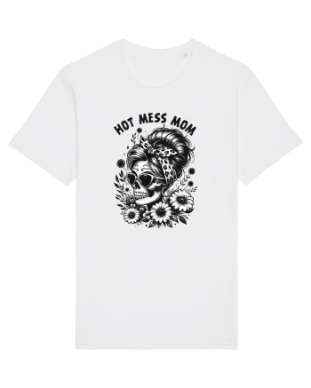 Moda rebelă pt mame moderne - Hot mess mom White