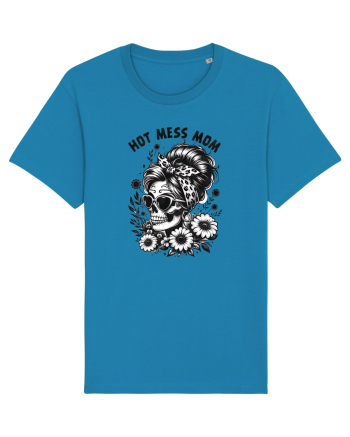 Moda rebelă pt mame moderne - Hot mess mom Azur