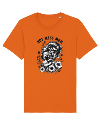Moda rebelă pt mame moderne - Hot mess mom Bright Orange