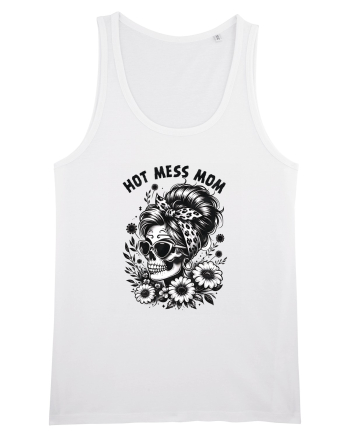 Moda rebelă pt mame moderne - Hot mess mom White