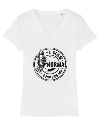 Moda rebelă pt mame moderne - I was normal a few kids ago White