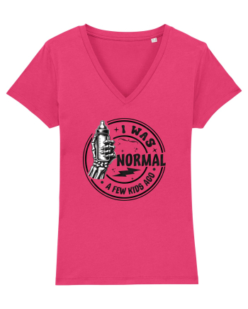 Moda rebelă pt mame moderne - I was normal a few kids ago Raspberry