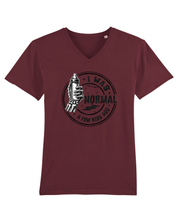 Moda rebelă pt mame moderne - I was normal a few kids ago Burgundy