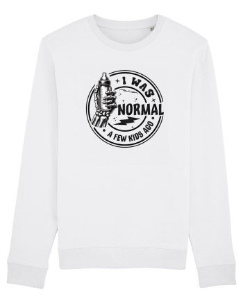 Moda rebelă pt mame moderne - I was normal a few kids ago White