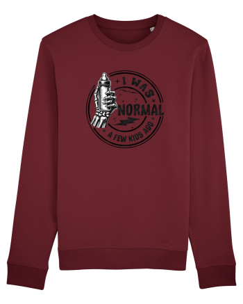 Moda rebelă pt mame moderne - I was normal a few kids ago Burgundy