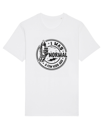 Moda rebelă pt mame moderne - I was normal a few kids ago White