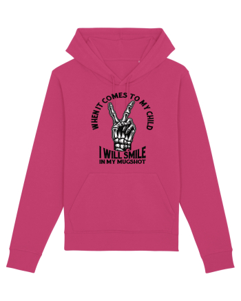 Moda rebelă pt mame moderne - I will smile in my mugshot Raspberry