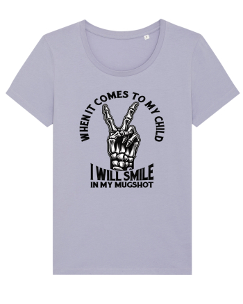 Moda rebelă pt mame moderne - I will smile in my mugshot Lavender