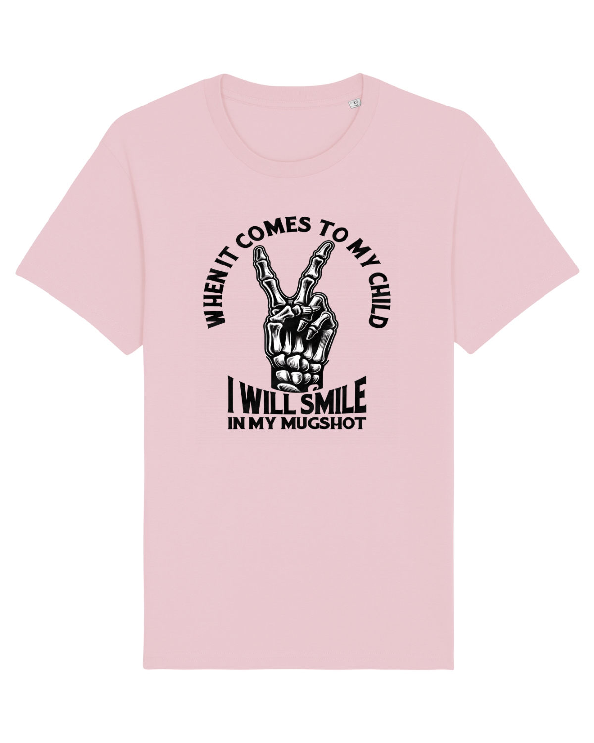 Tricou mânecă scurtă Unisex Rocker Cotton Pink