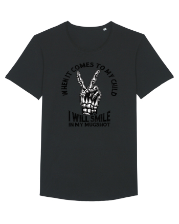 Moda rebelă pt mame moderne - I will smile in my mugshot Black