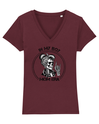 Moda rebelă pt mame moderne - In my boy mom era Burgundy