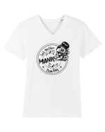 Moda rebelă pt mame moderne - Just another manic mom day Tricou mânecă scurtă guler V Bărbat Presenter