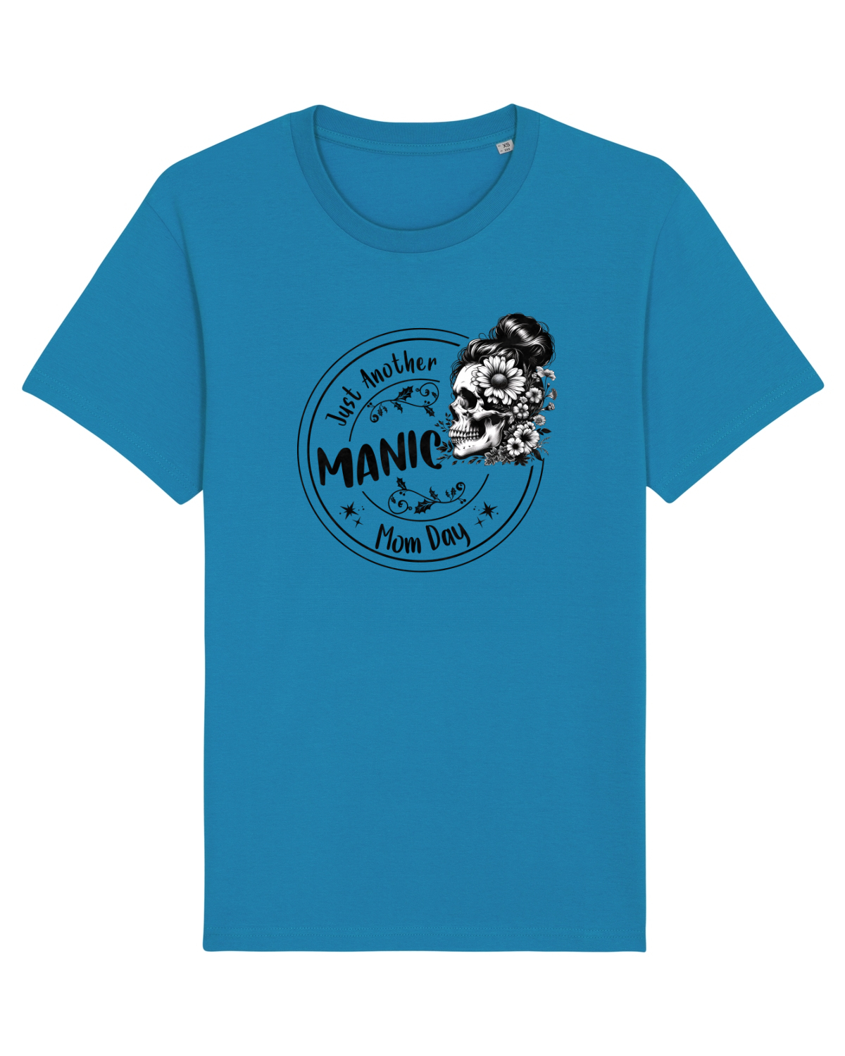 Tricou mânecă scurtă Unisex Rocker Azur