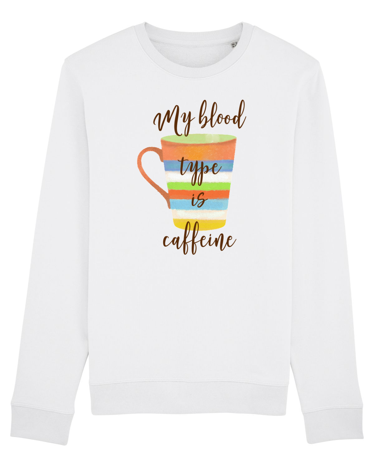 Bluză mânecă lungă Unisex Rise White