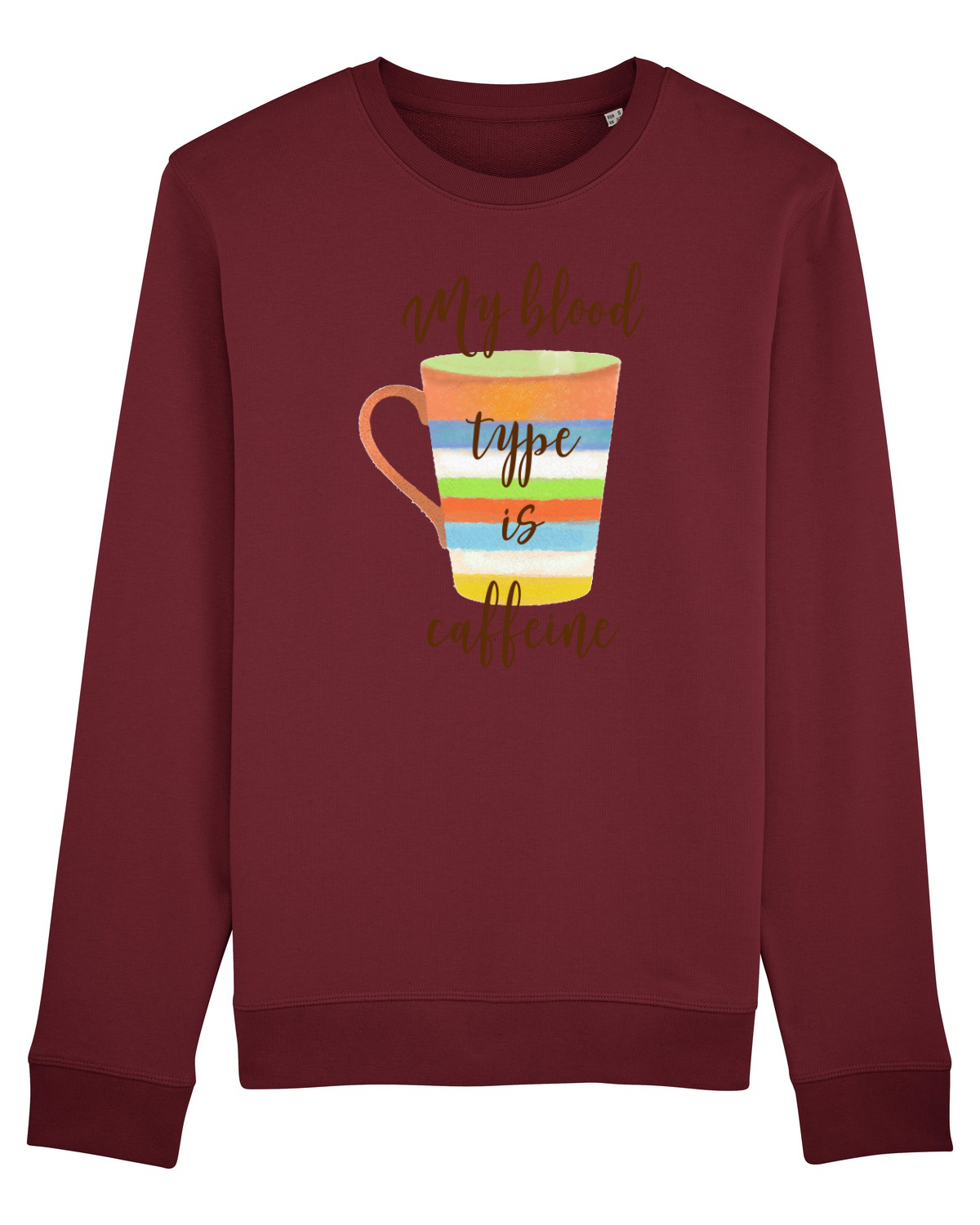 Bluză mânecă lungă Unisex Rise Burgundy