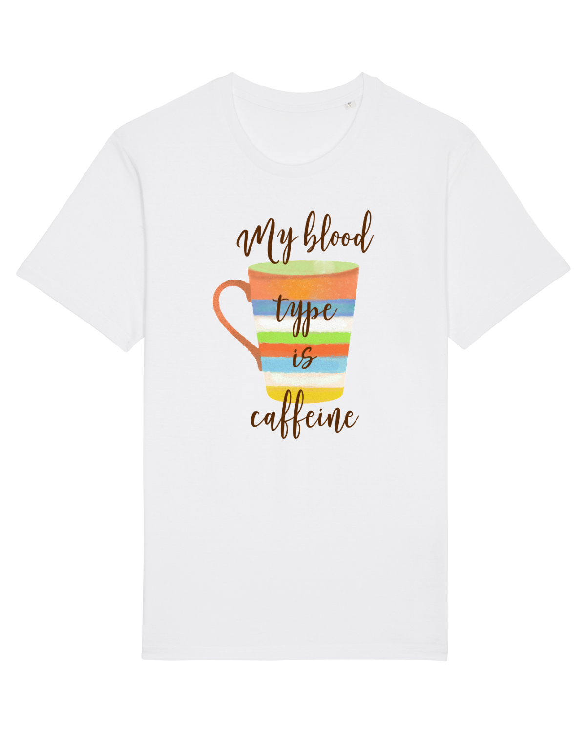 Tricou mânecă scurtă Unisex Rocker White