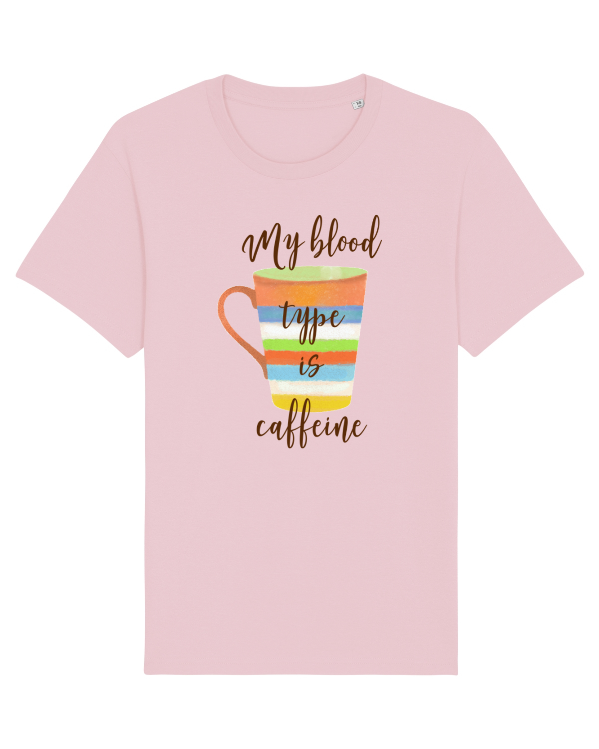 Tricou mânecă scurtă Unisex Rocker Cotton Pink