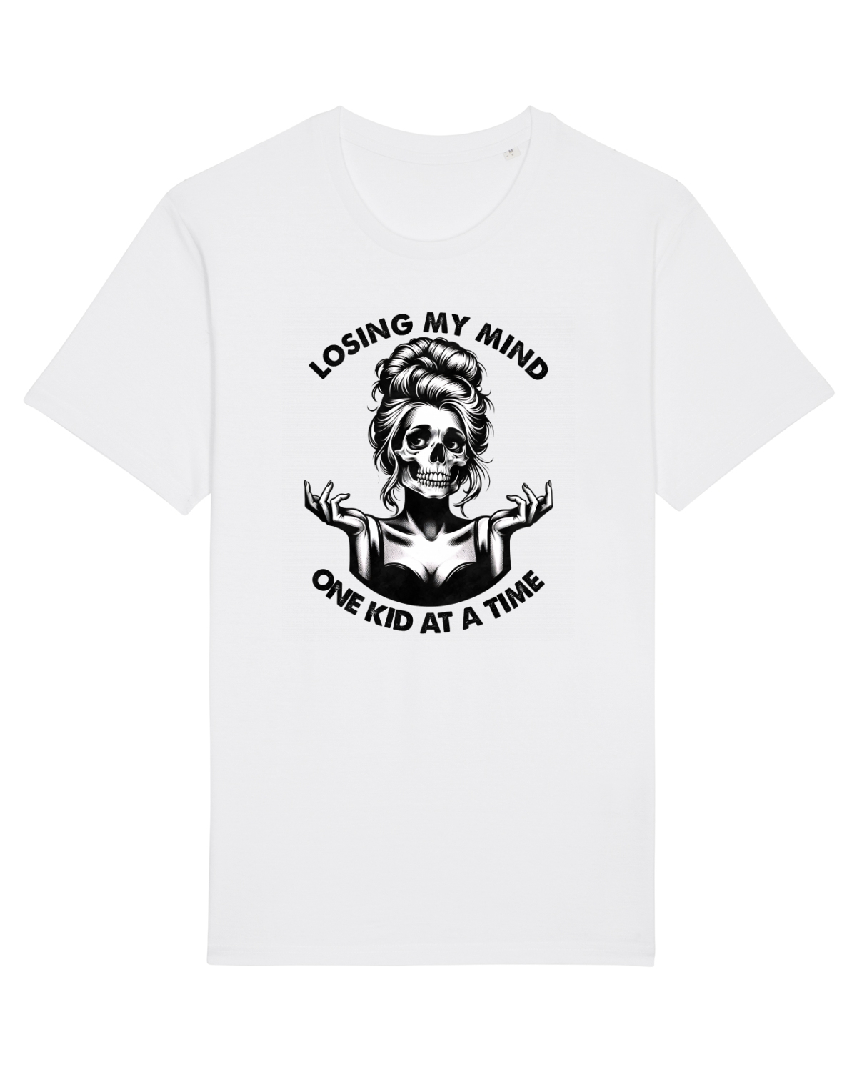 Tricou mânecă scurtă Unisex Rocker White