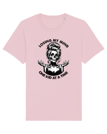 Moda rebelă pt mame moderne - Loosing my mind one kid at a time Cotton Pink