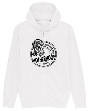 Moda rebelă pt mame moderne - Mind your own motherhood White