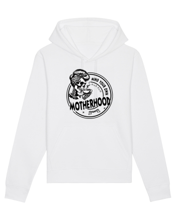 Moda rebelă pt mame moderne - Mind your own motherhood White