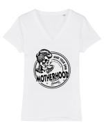 Moda rebelă pt mame moderne - Mind your own motherhood Tricou mânecă scurtă guler V Damă Evoker