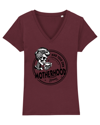 Moda rebelă pt mame moderne - Mind your own motherhood Burgundy