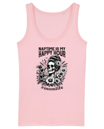 Moda rebelă pt mame moderne - Naptime is my happy hour Cotton Pink