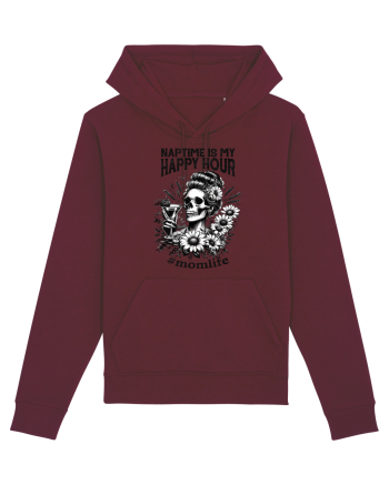 Moda rebelă pt mame moderne - Naptime is my happy hour Burgundy