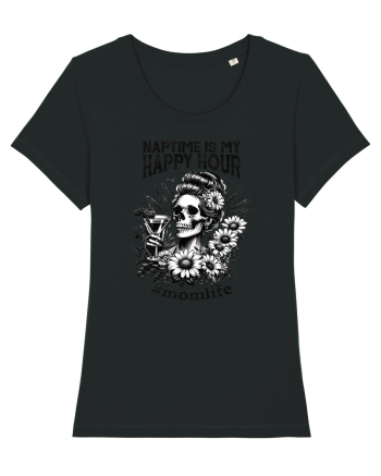 Moda rebelă pt mame moderne - Naptime is my happy hour Black