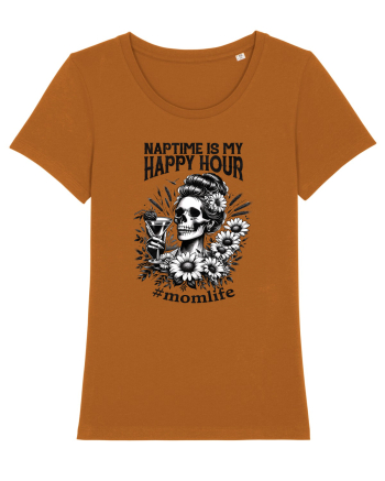 Moda rebelă pt mame moderne - Naptime is my happy hour Roasted Orange
