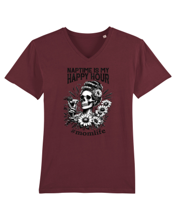 Moda rebelă pt mame moderne - Naptime is my happy hour Burgundy