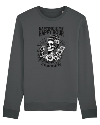 Moda rebelă pt mame moderne - Naptime is my happy hour Anthracite