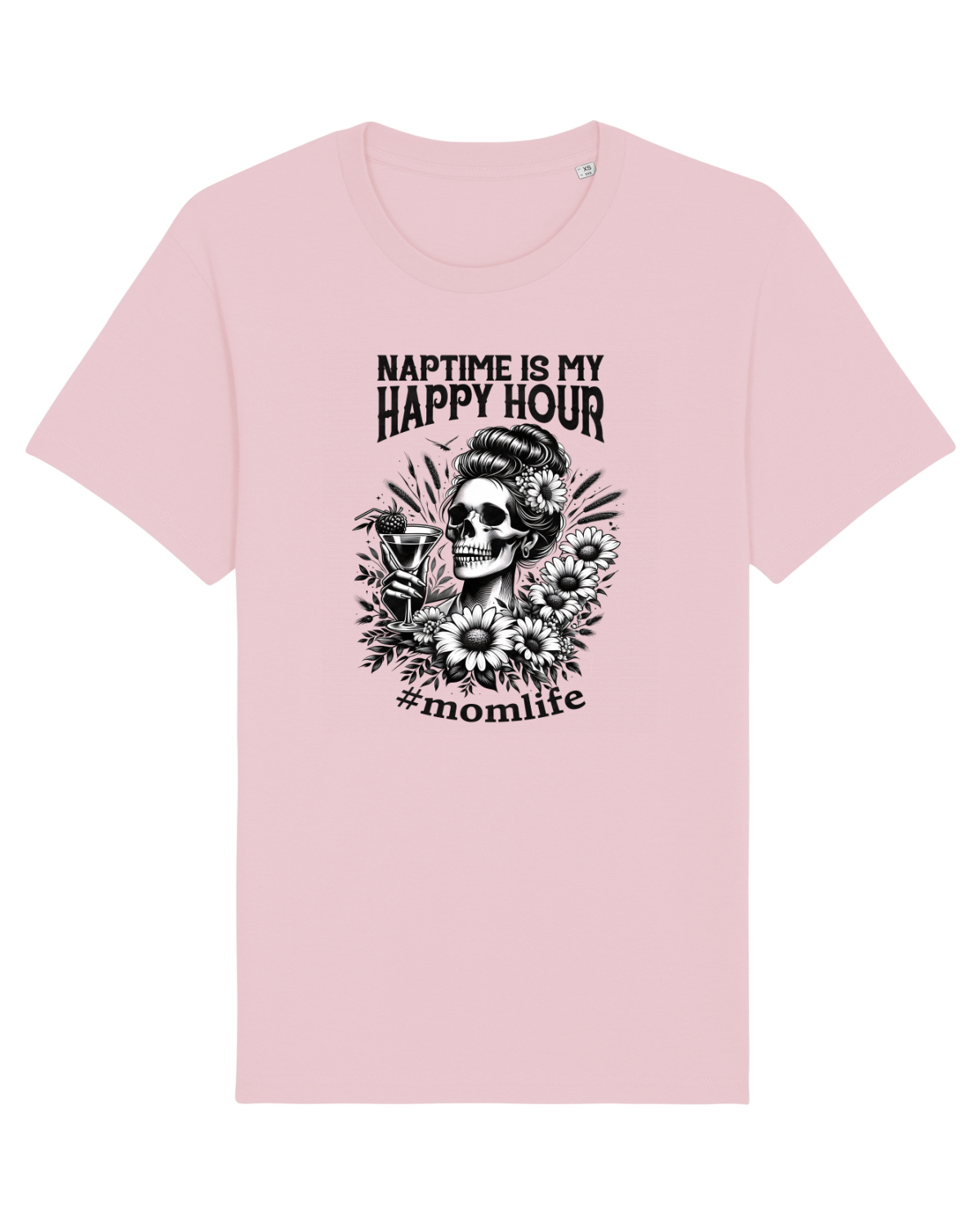Tricou mânecă scurtă Unisex Rocker Cotton Pink