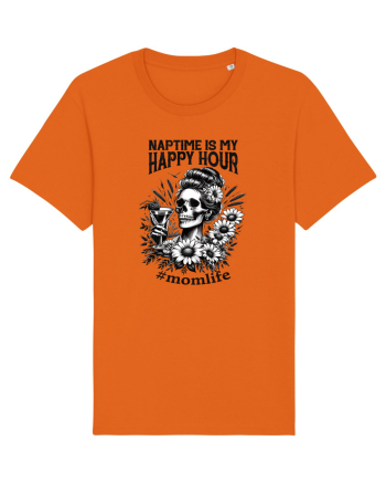 Moda rebelă pt mame moderne - Naptime is my happy hour Bright Orange