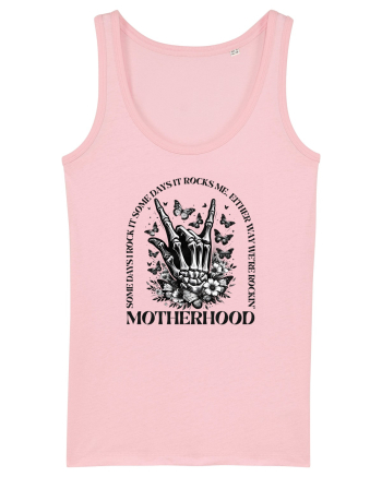 Moda rebelă pt mame moderne - Rockin motherhood Cotton Pink