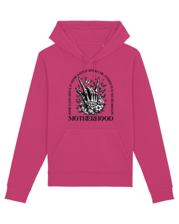 Moda rebelă pt mame moderne - Rockin motherhood Raspberry