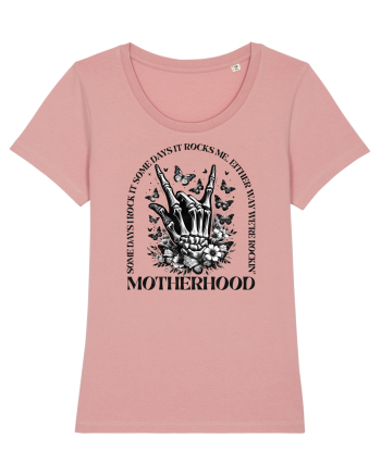 Moda rebelă pt mame moderne - Rockin motherhood Canyon Pink