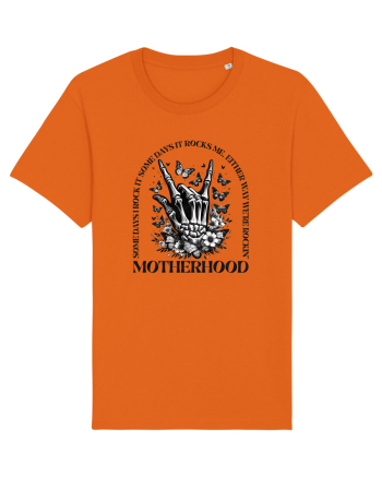 Moda rebelă pt mame moderne - Rockin motherhood Bright Orange